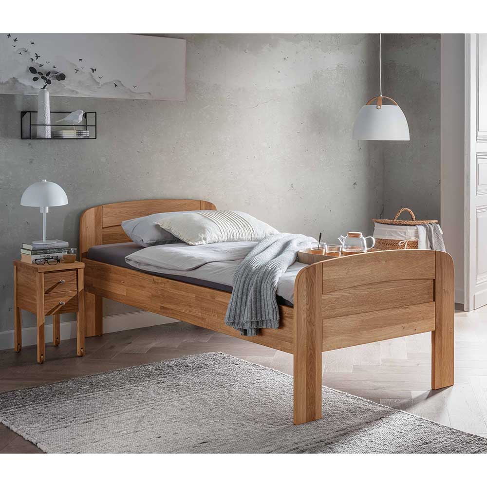 Wildeiche Komfortbett 90x200 oder 100x200 - Mauro