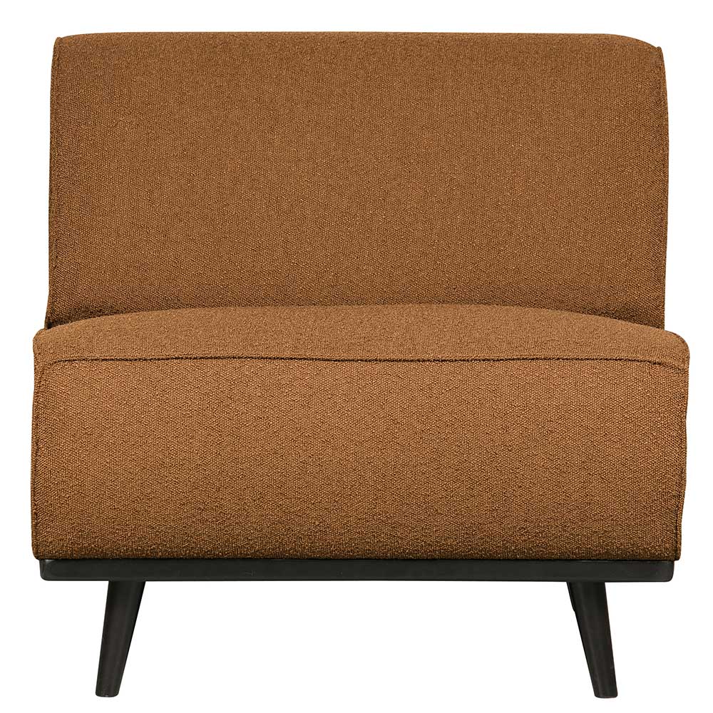 Boucle Sofa-Element in Cognac Braun - Probian