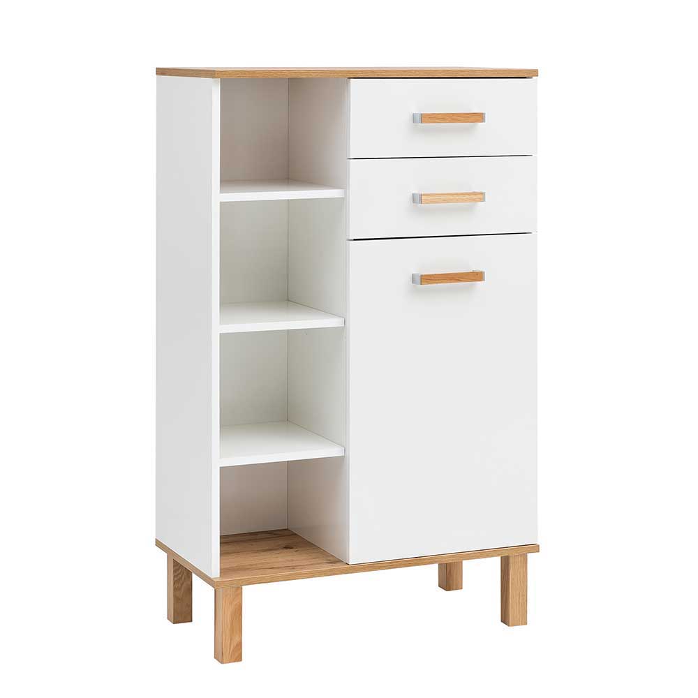 Badezimmer Highboard im Skandi Design - Utiona