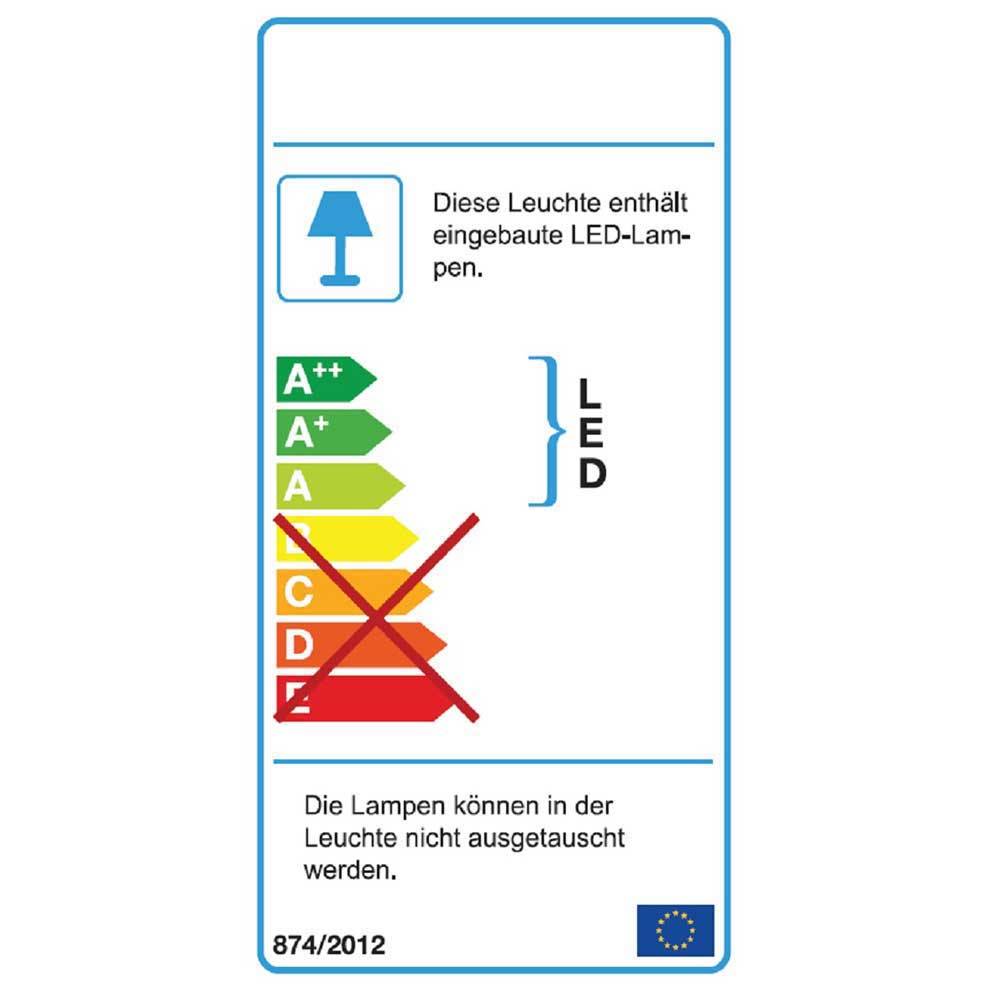 TV Anbauwand mit LED Licht - Castilu (dreiteilig)