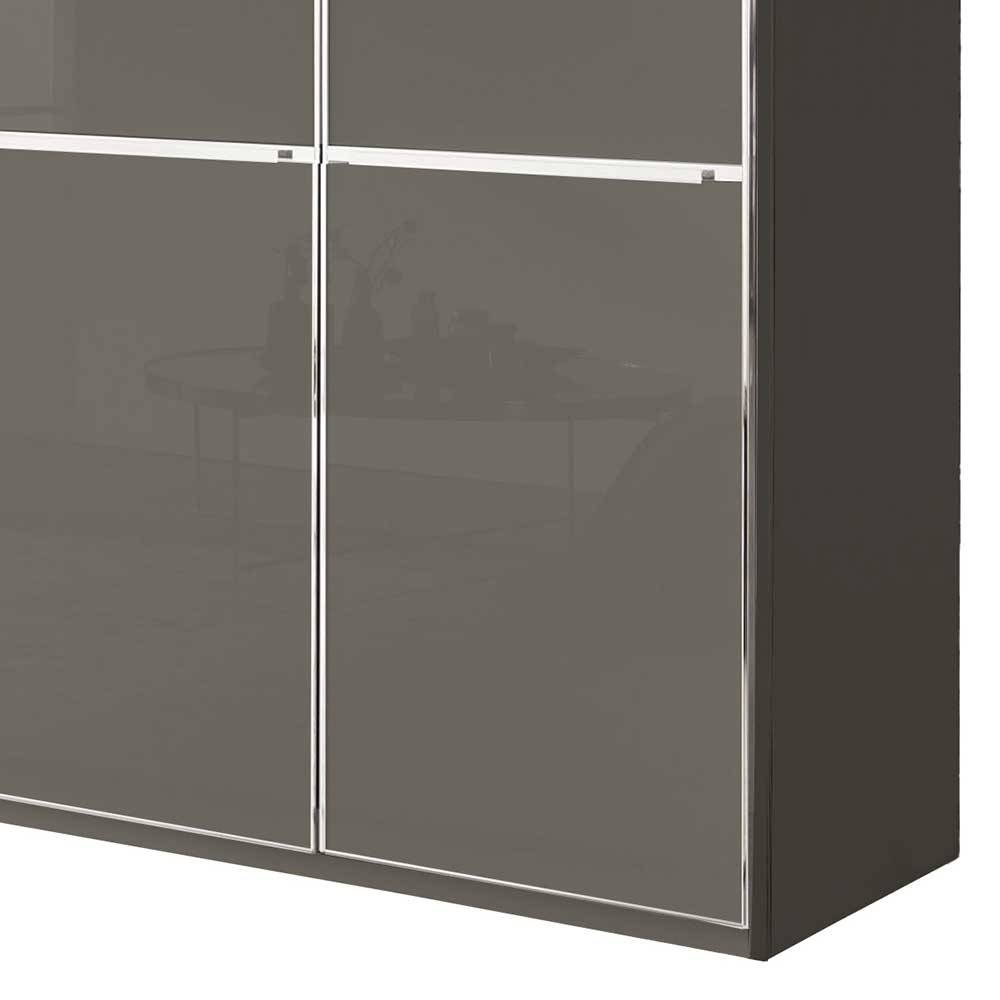 5-türiger Kombi-Kleiderschrank 247 cm breit - Madita