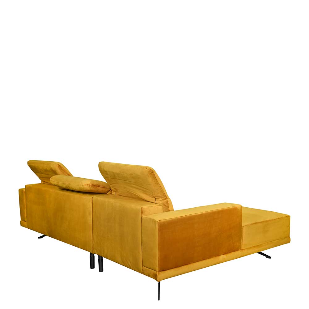 Design Sofa in Gelb Velours - Yoco