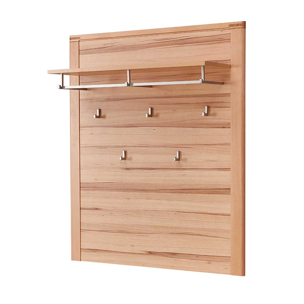 Wandgarderobe - 90x110x29 cm in Kernbuche - Viktorion