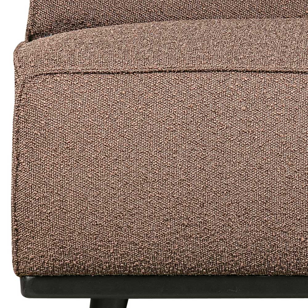 Hellbraunes Modulsofa-Element aus Boucle - Nyons