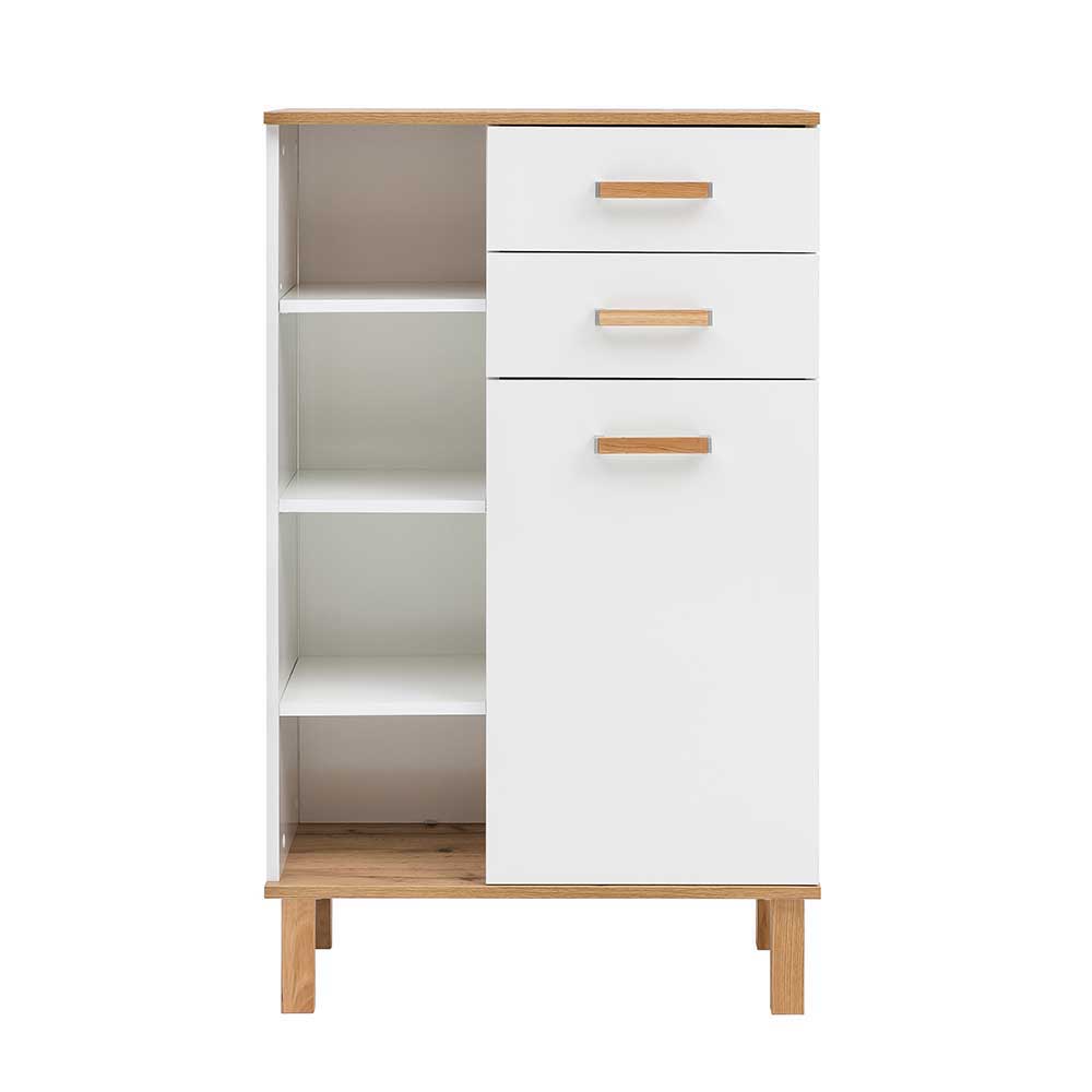 Badezimmer Highboard im Skandi Design - Utiona