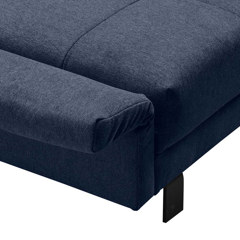 Blaues Schlafsofa mit Bettkasten - Zigaro