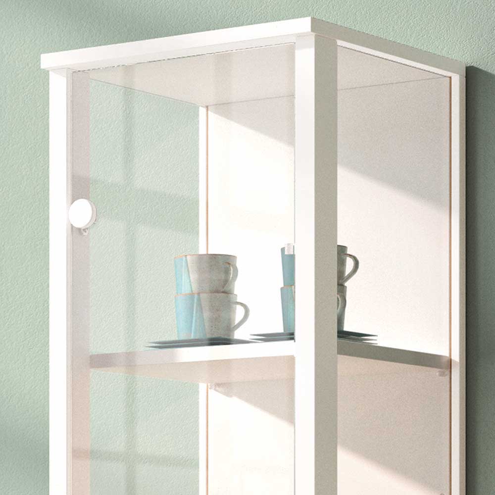 32x209x33 Schlanke Vitrine 3-seitig Glas - Travett