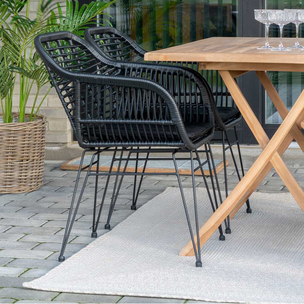 Outdoor Teppich aus recyceltem Kunststoff - Patinca