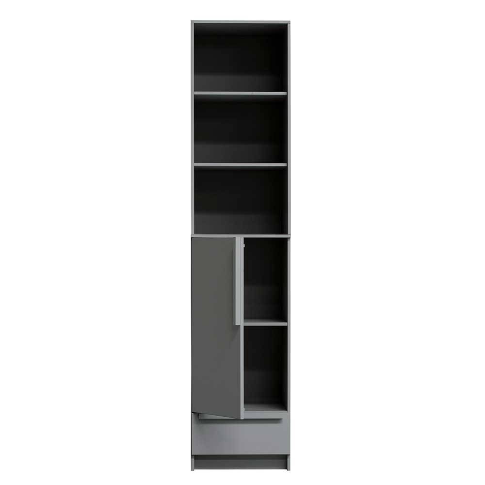 Moderner Schrank in Beton Grau - Almond