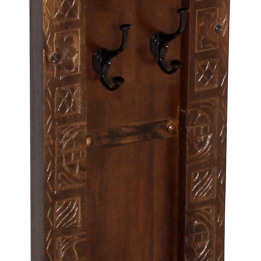 Teakholz Garderobe im Kolonialstil - Solapura