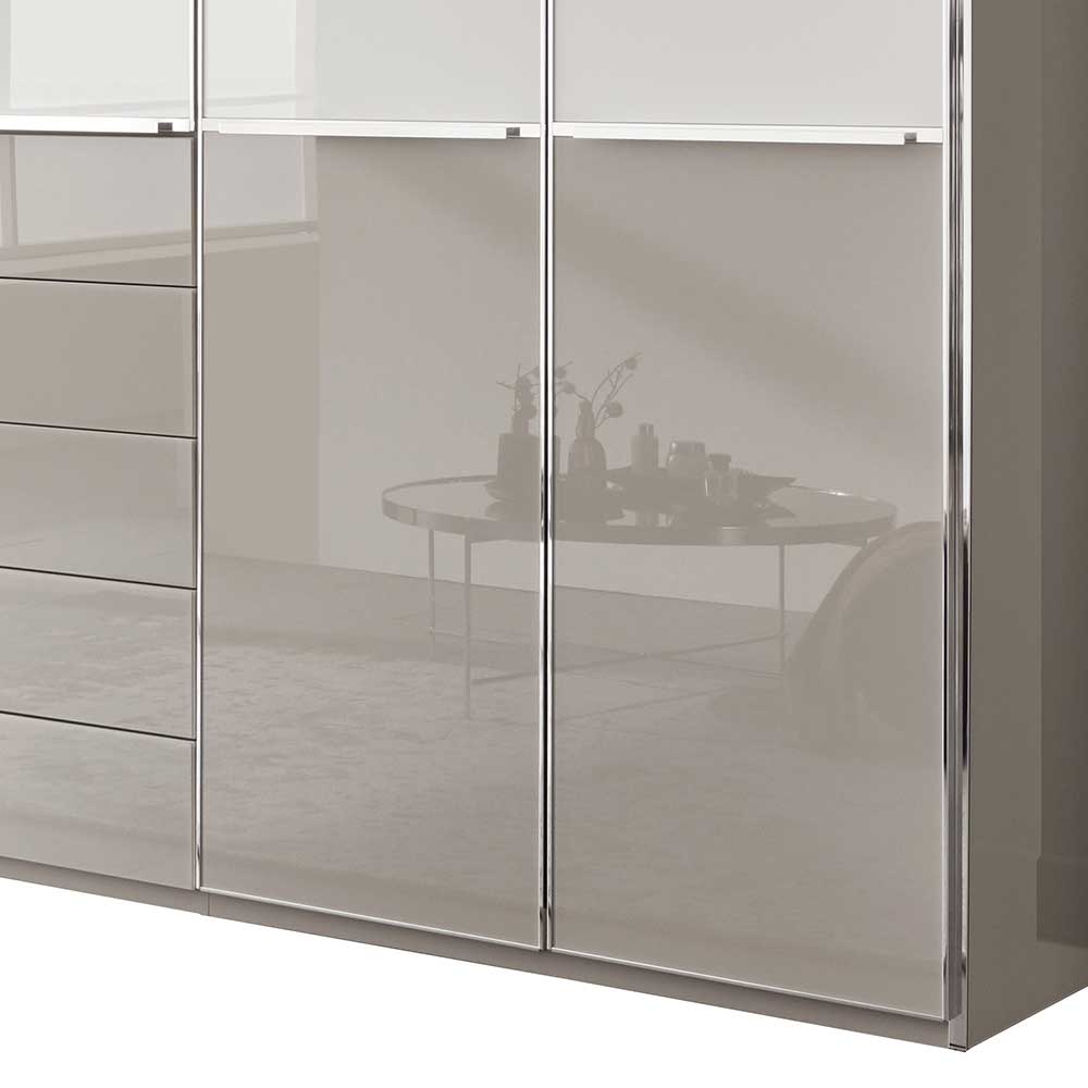 296cm breiter Design Kleiderschrank 6-türig - Pascan