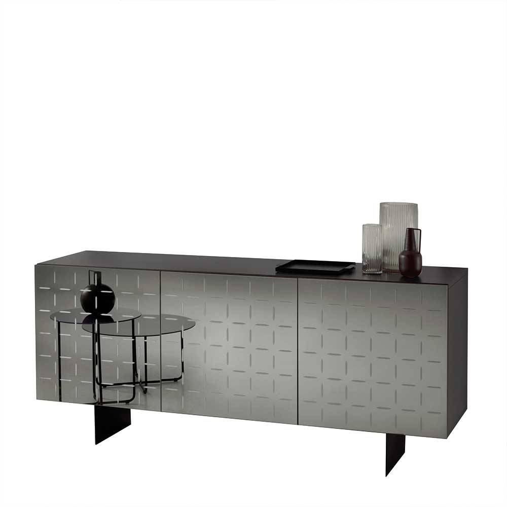 Sideboard mit rauchgrauer Spiegelfront - Garecio