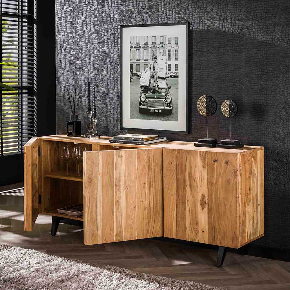 Industrial Sideboard mit drei Türen - Calicantas