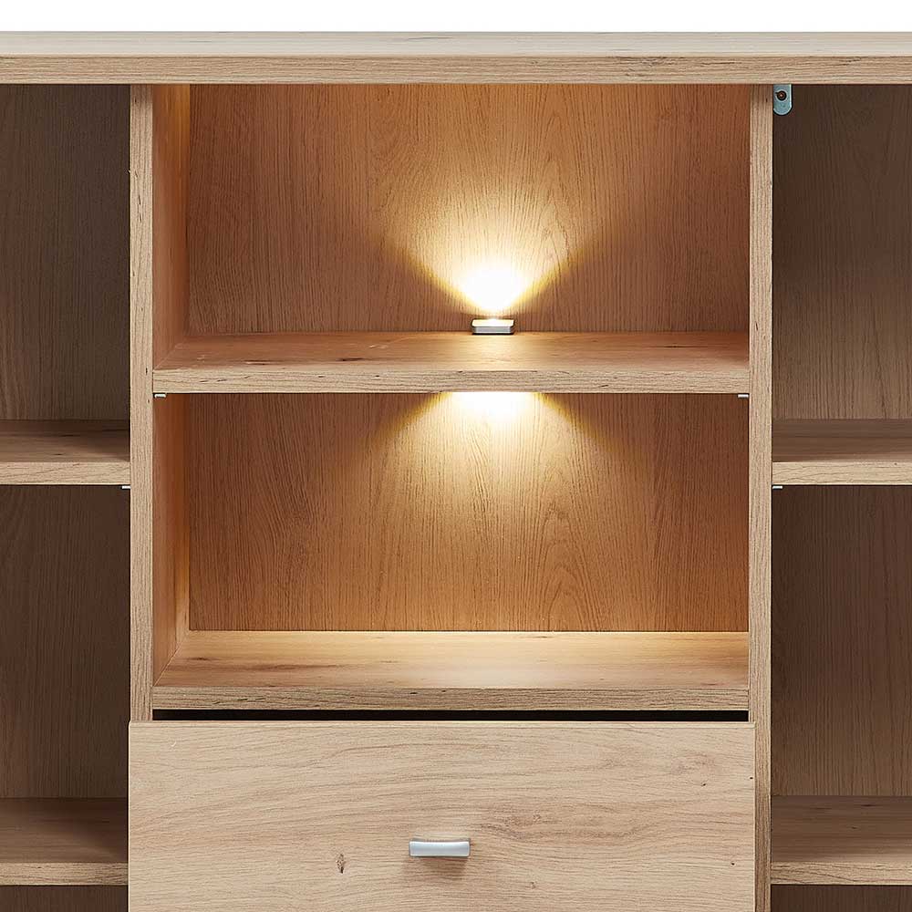 Wohnzimmerschrank mit LED Beleuchtung - Castilu