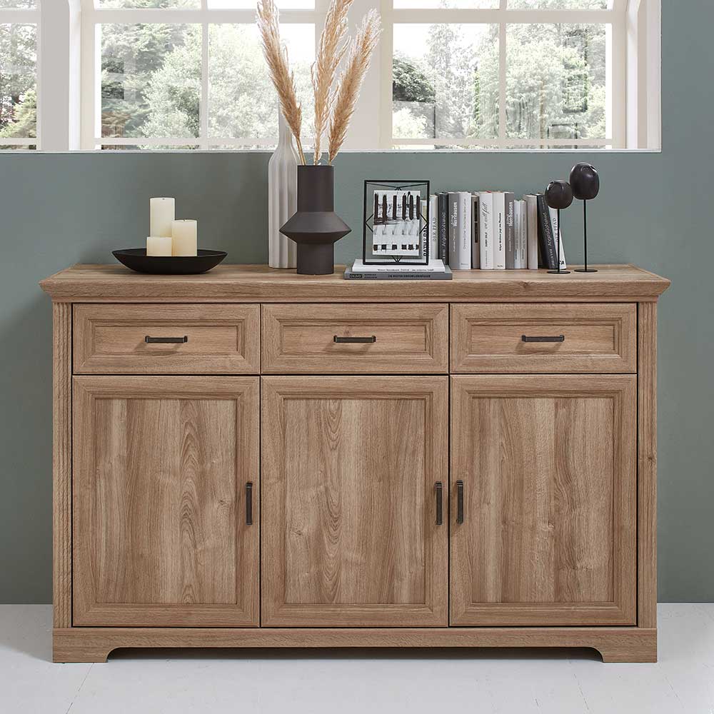 Landhaus Sideboard in Eiche Optik - Barack