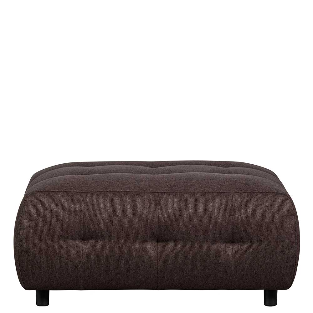 Modulsofa Hocker in Graubraun Stoffbezug - Sundini