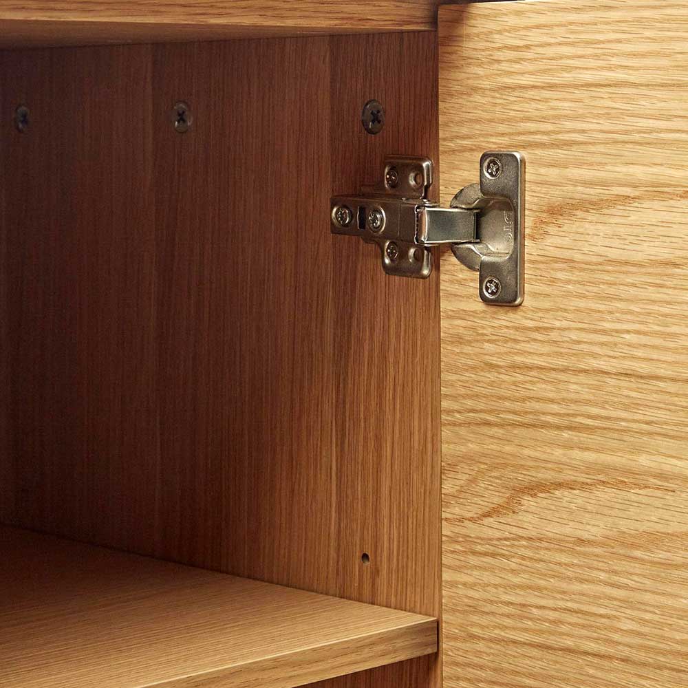 Highboard in Eichefarben und Anthrazit - Utperio