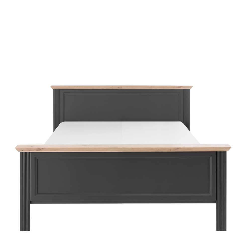 Schlafzimmer Bettanlage und Schrank Set - Zenuvra (vierteilig)