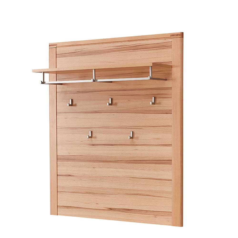 Wandgarderobe - 90x110x29 cm in Kernbuche - Viktorion