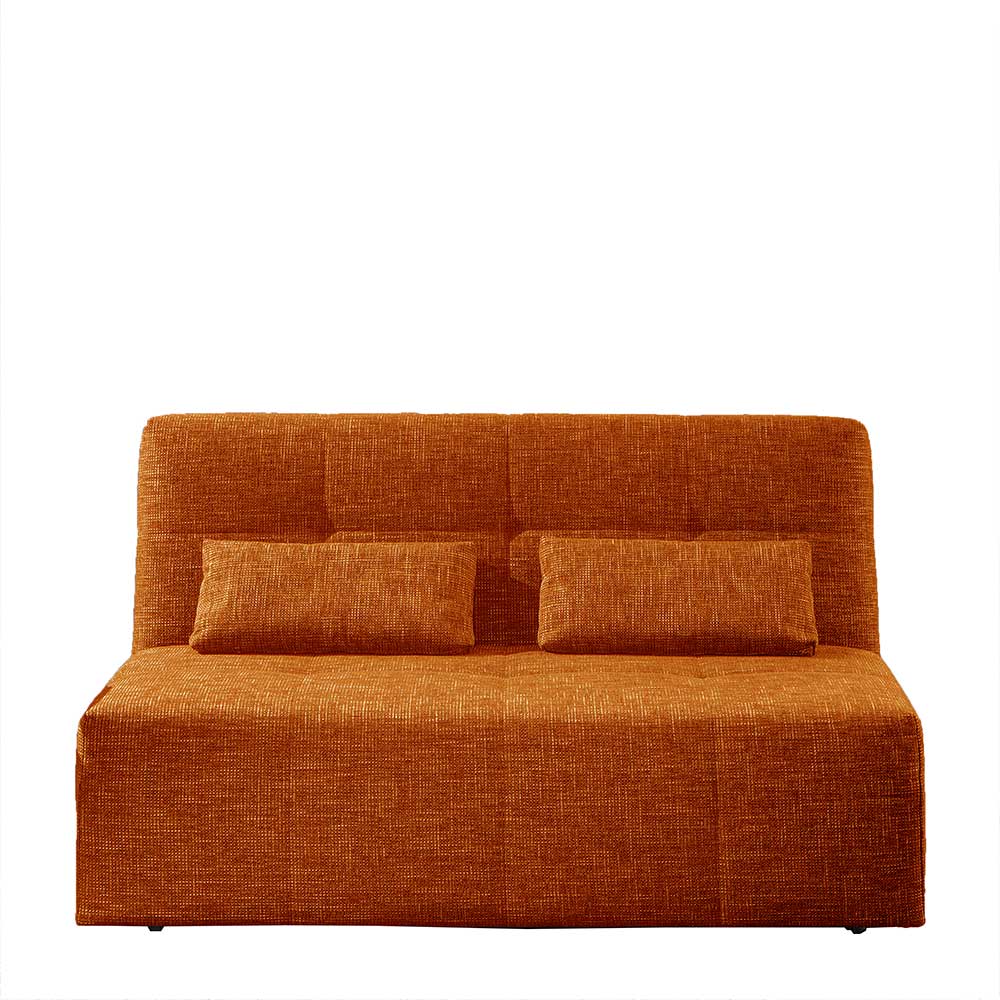 Ausklappbares Sofa in Orange - Matrona