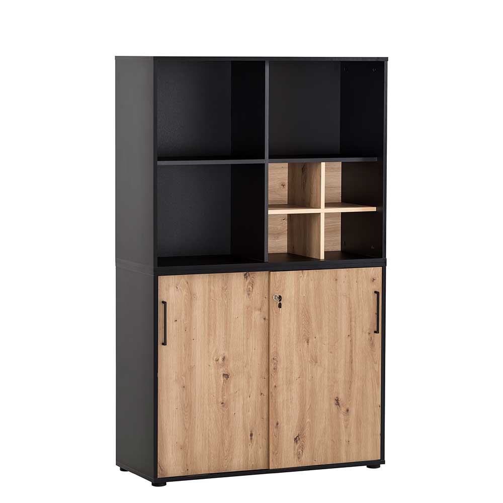 Büro Aktenschrank Kombi modern - Evasilica (zweiteilig)