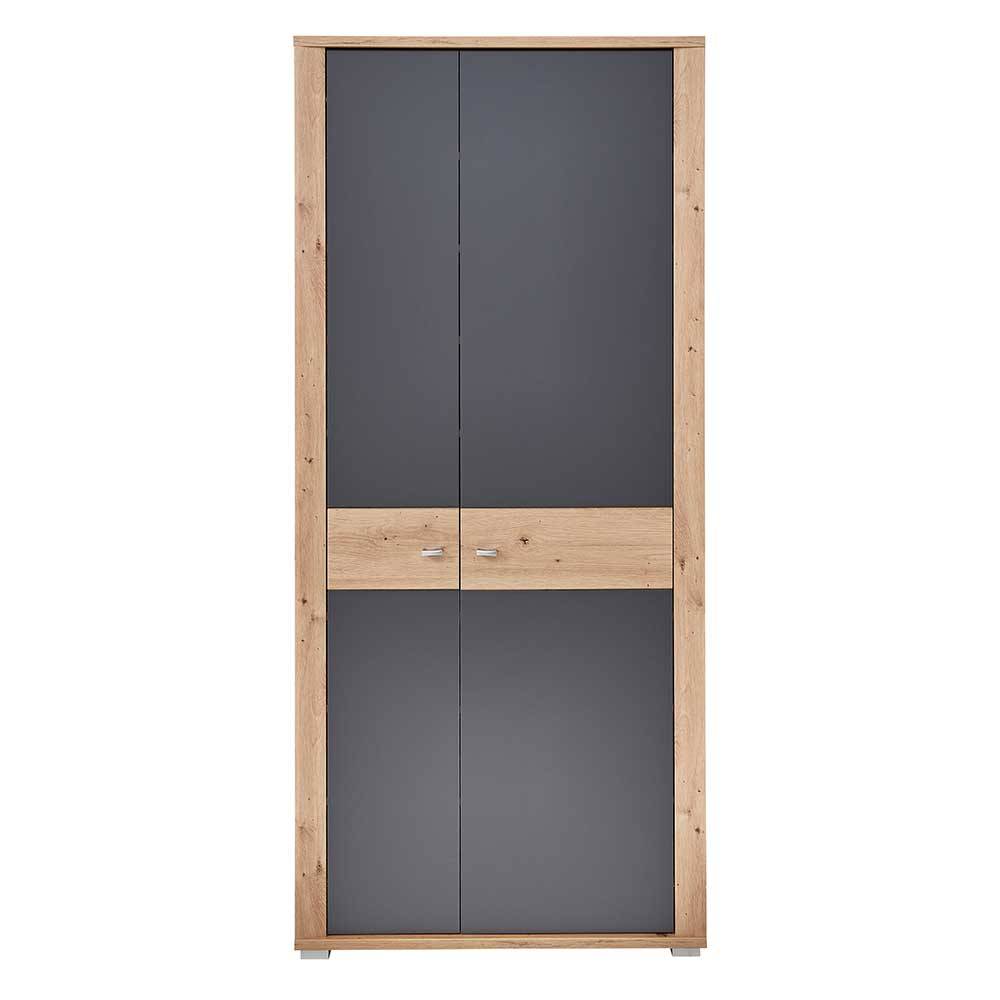 86x193x38 Schuhschrank mit acht Einlegeböden - Castilu