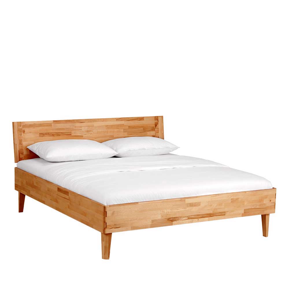 Kernbuche Doppelbett in modernem Design - Vilado