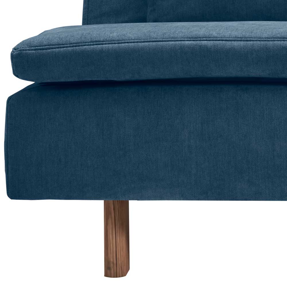 Schlafsofa in Blau und Eiche - Jesticas