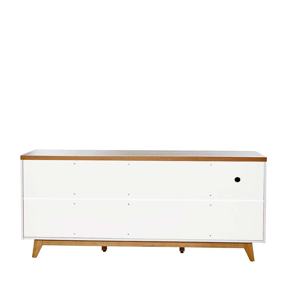 180 cm breites Sideboard in Weiß - Xuana