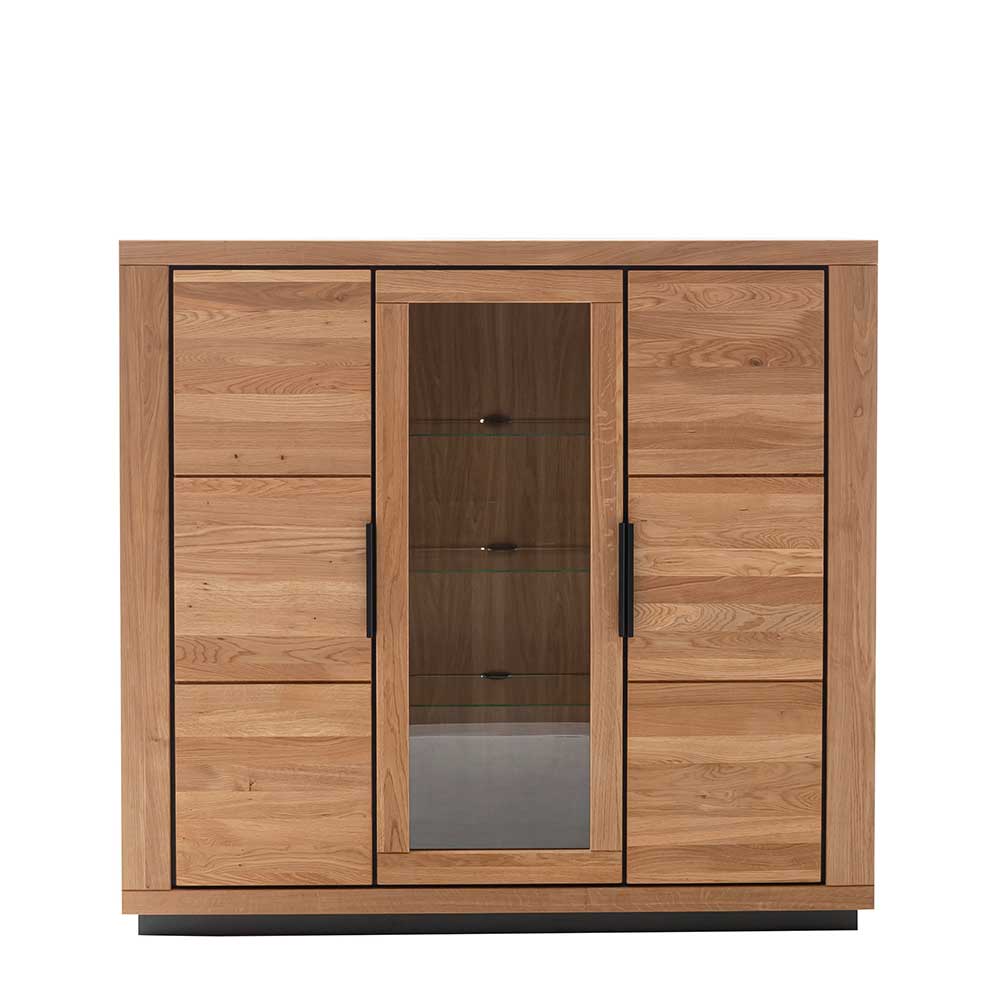 3-türiger Wohnzimmerschrank 153x142x40 cm - Vlacoma