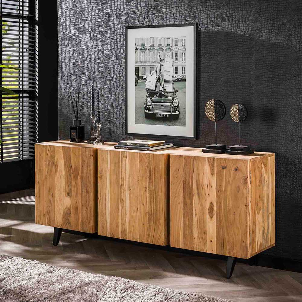 Industrial Sideboard mit drei Türen - Calicantas