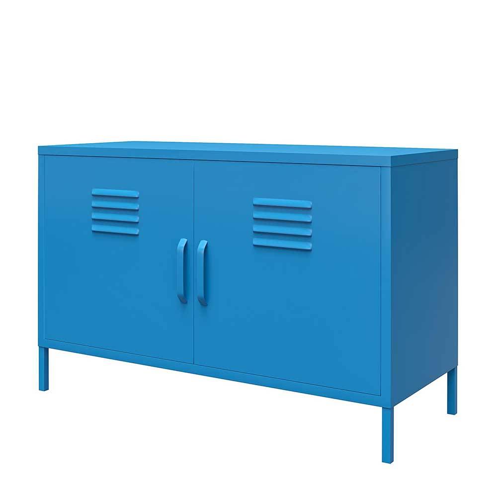 Spind Design Kommode in Blau - Datinel