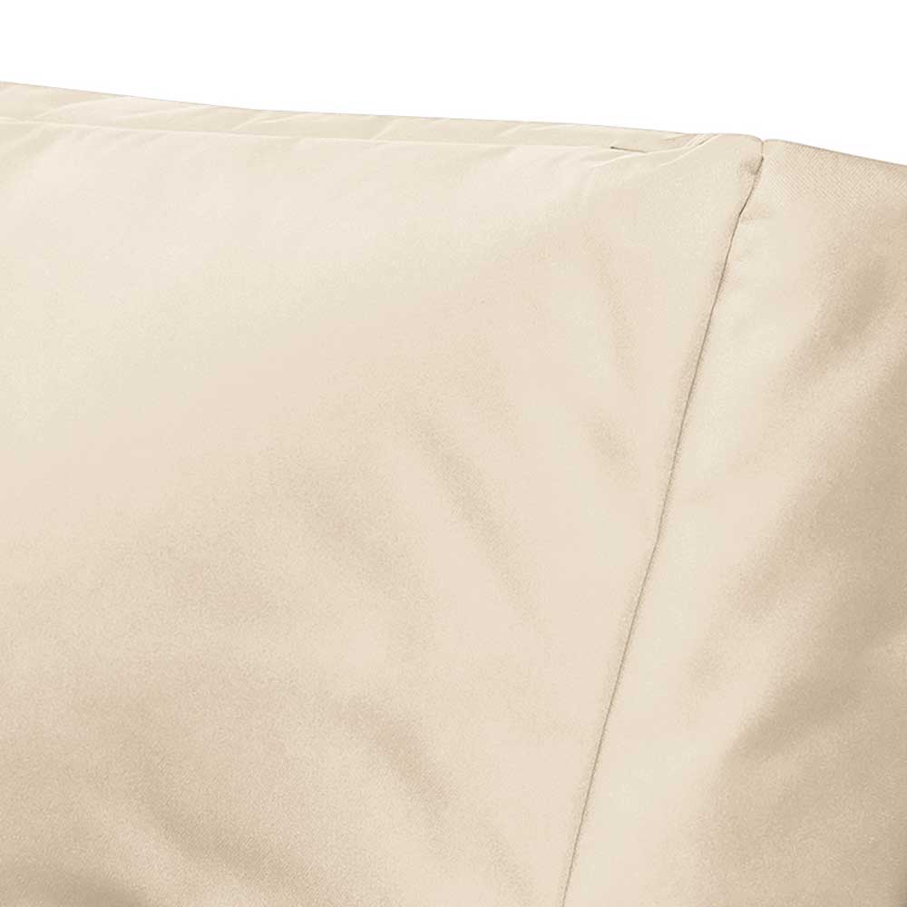 Sitzsack Sessel ausklappbar in Beige - Zynla