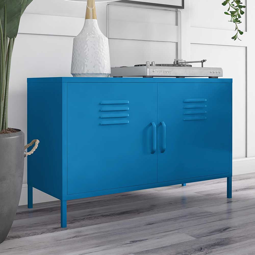 Spind Design Kommode in Blau - Datinel