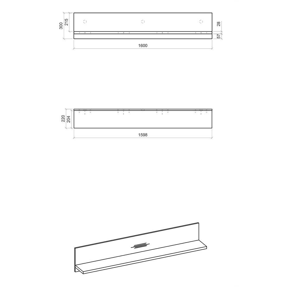 Küchenausstattung Möbel-Set mit Insel - Garisa (sechsteilig)