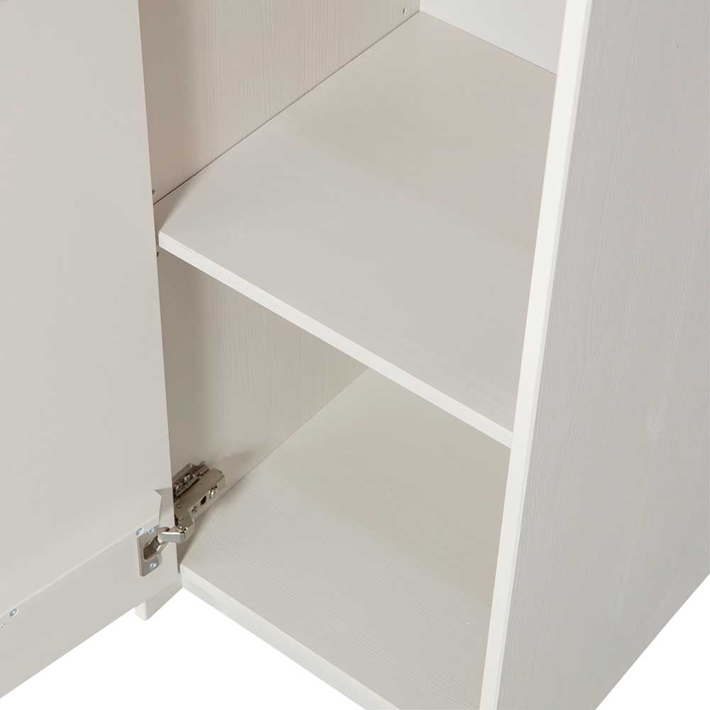 40x210x42 Hoher Schrank in Hellgrau - Glamoure