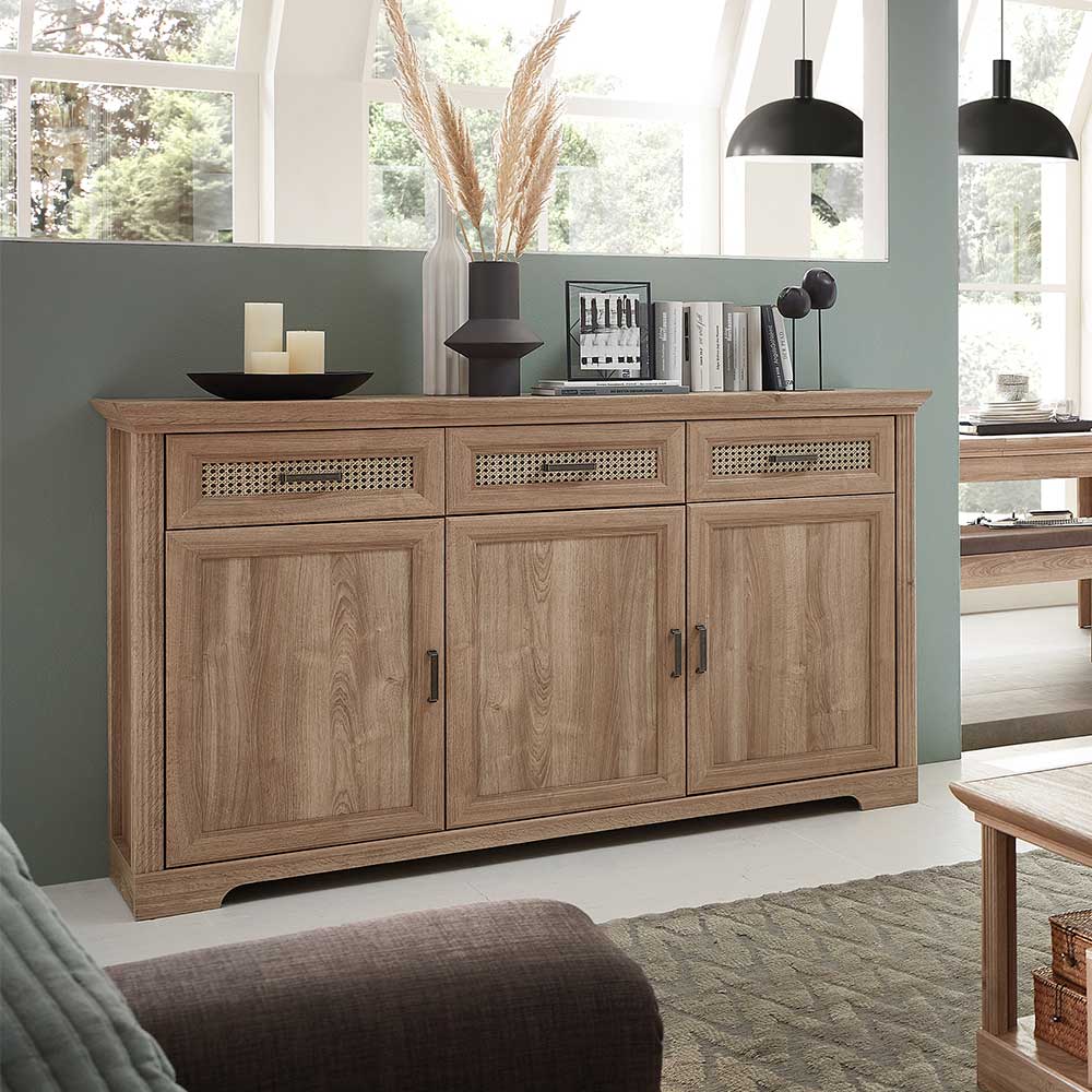 Landhaus Sideboard in Eiche Optik - Barack