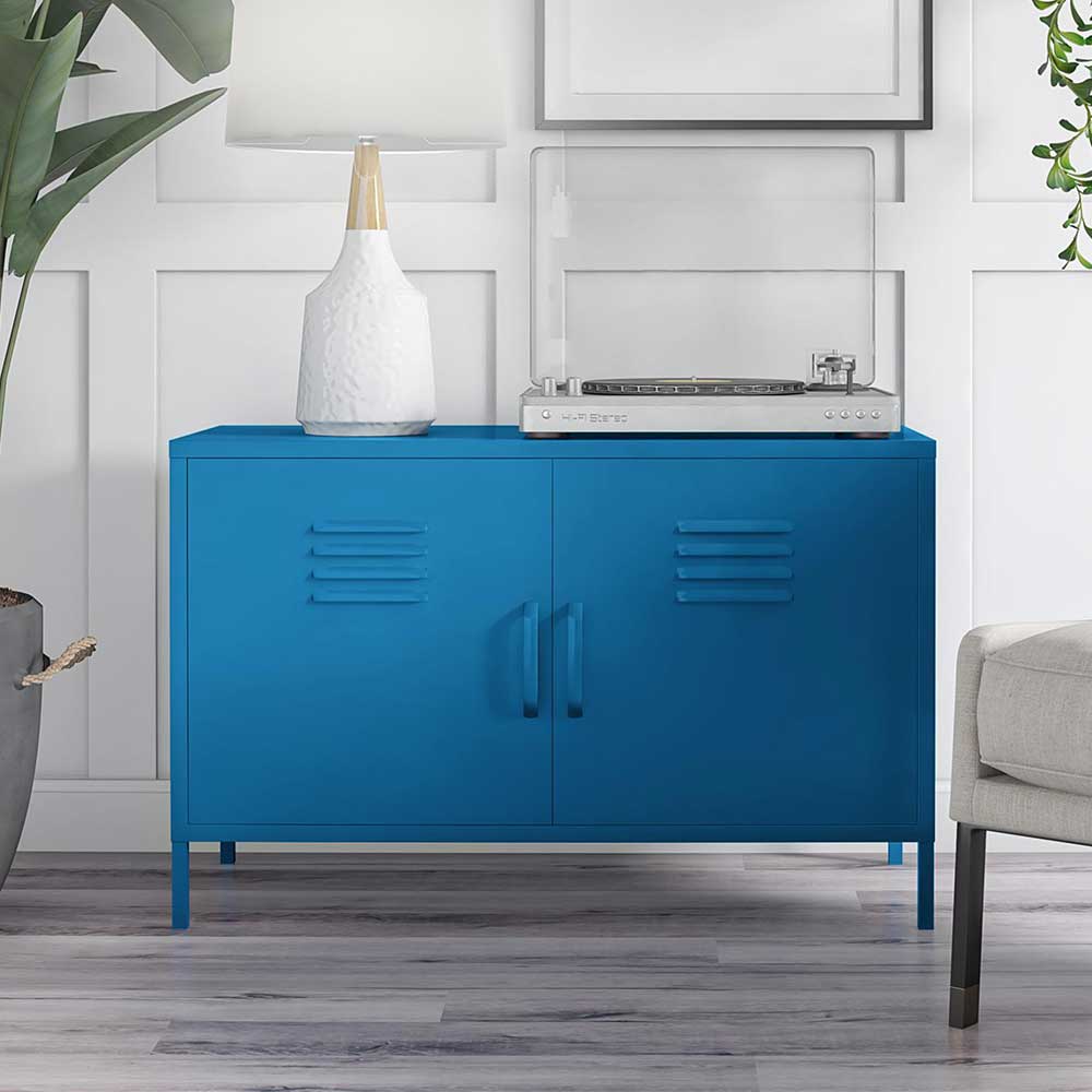 Spind Design Kommode in Blau - Datinel