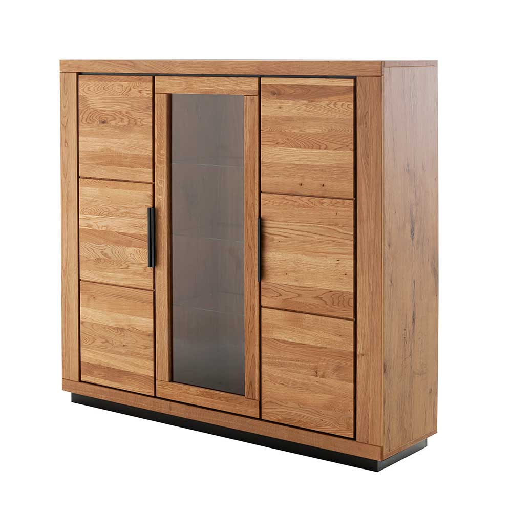 3-türiger Wohnzimmerschrank 153x142x40 cm - Vlacoma