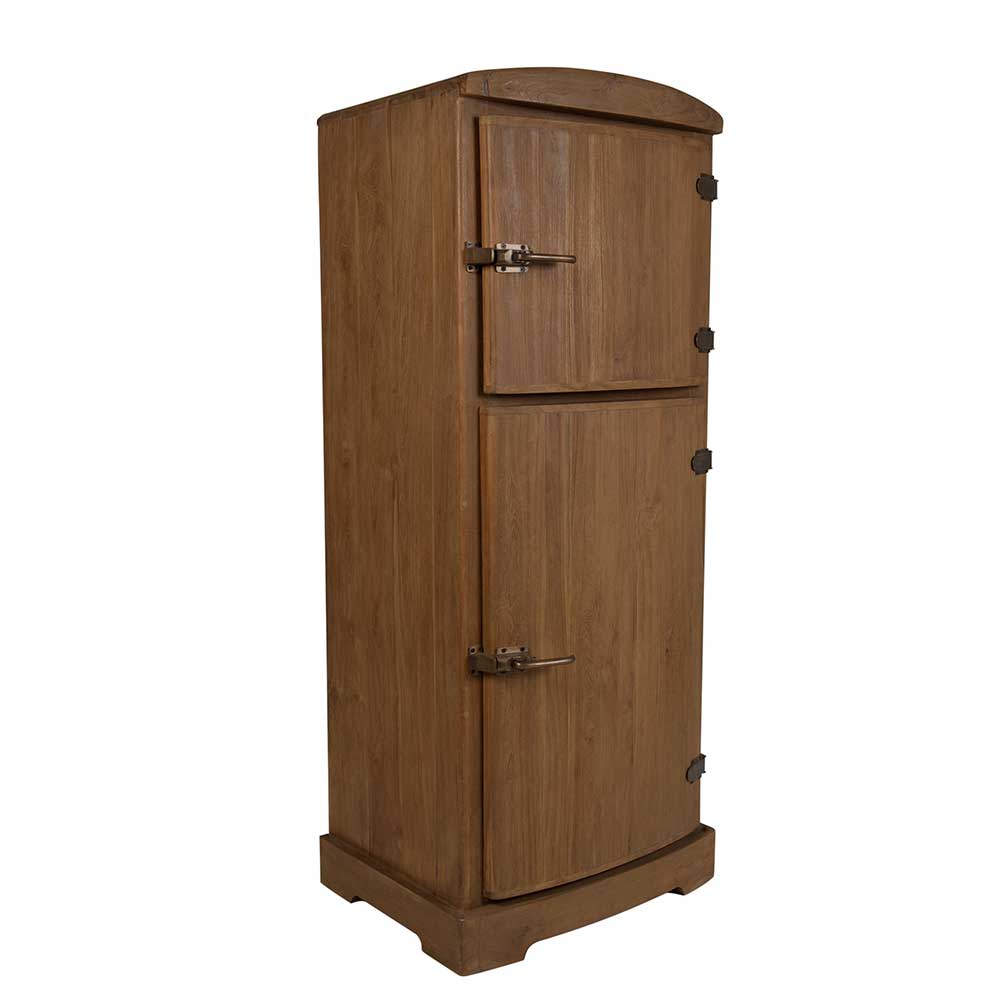 Teak Barschrank Teako aus Recyclingholz