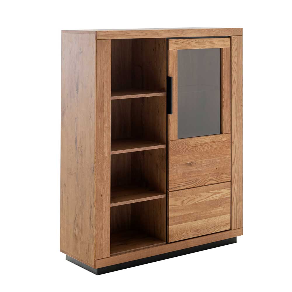 Halboffenes Highboard mit vier Fächern - Vlacoma