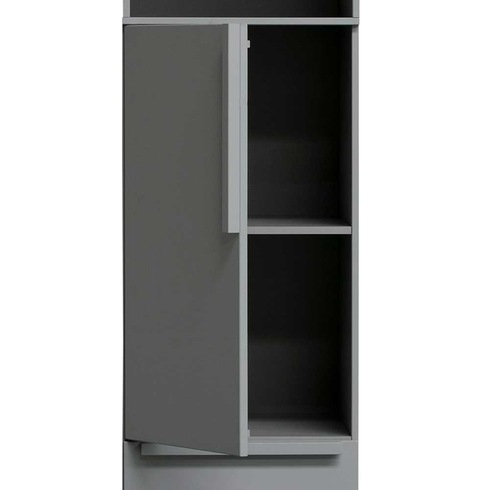 Moderner Schrank in Beton Grau - Almond