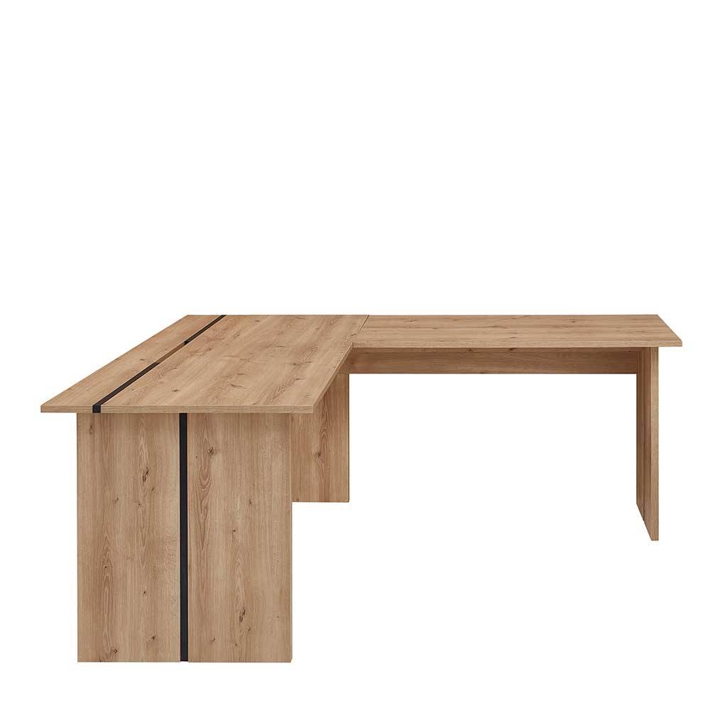 Winkelschreibtisch 160x77x235 cm - Emly