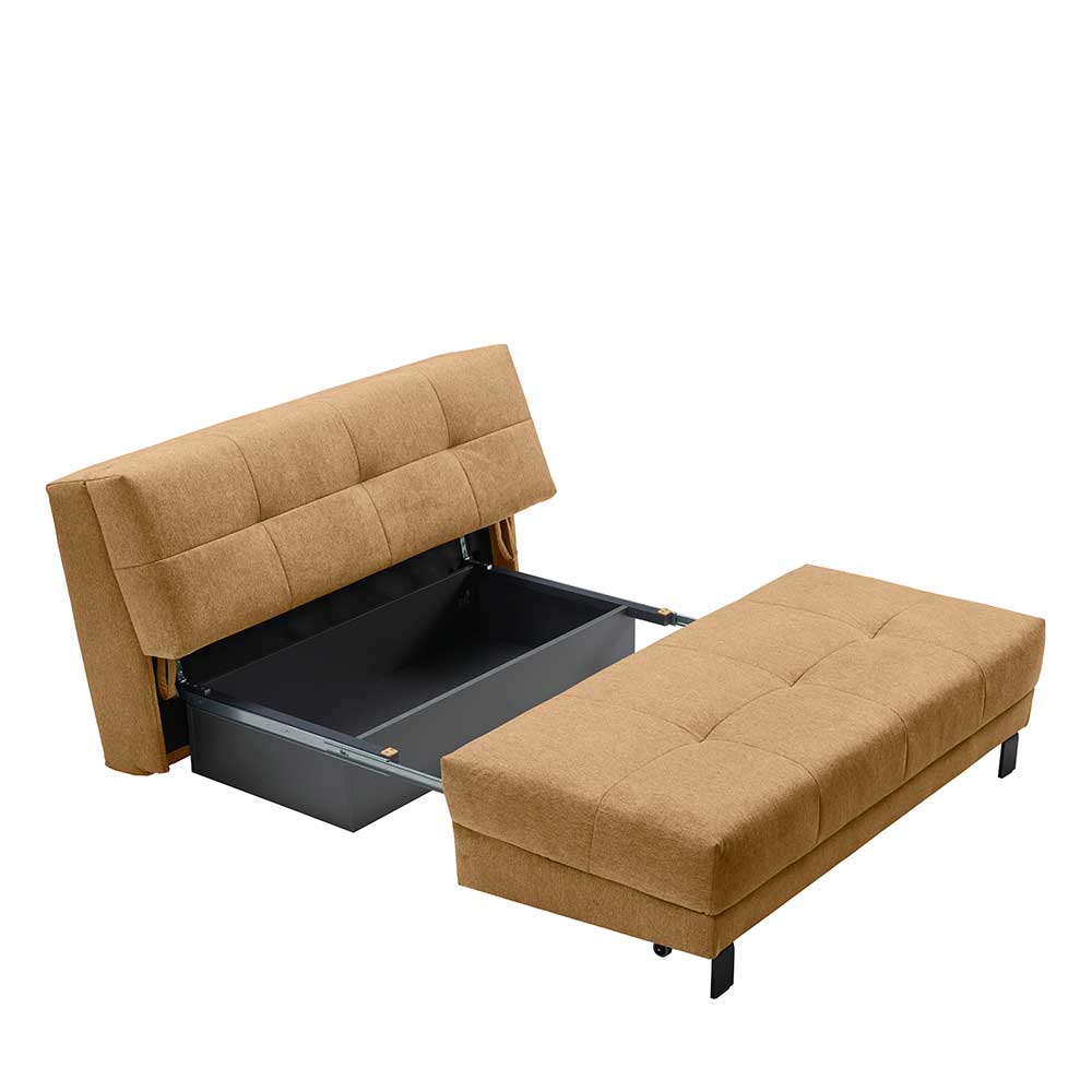 Funktionelles Schlafsofa in Gelb - Yudikus